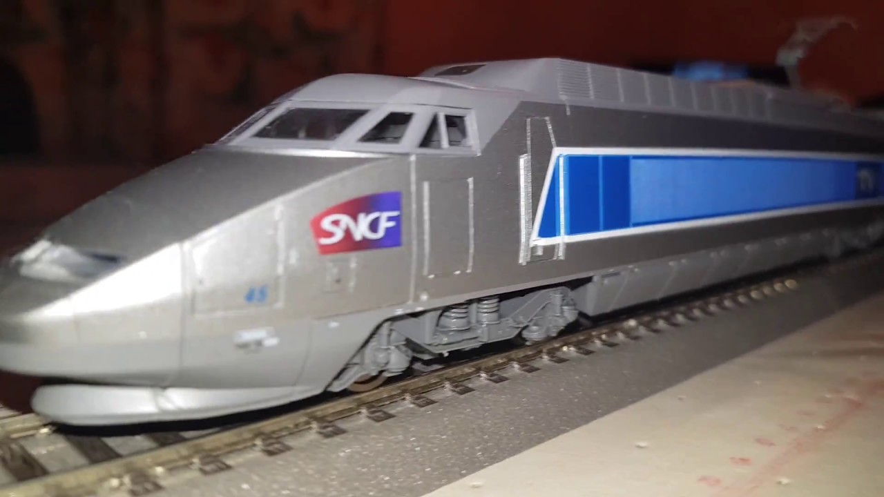 Nouveau TGV-SUD-EST Atlantique DCC SOUND de marque Jouef HJ 2356S première Partie.