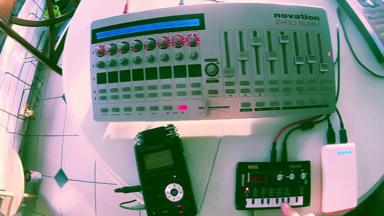 Novation Zero SL mkii Midi Template for the Korg NTS1