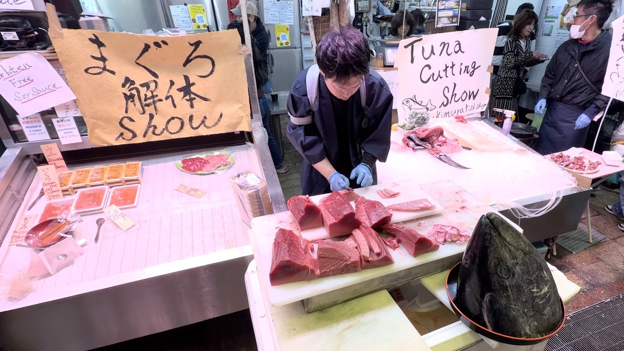 【京都 錦市場 4K】まるでお祭りのような賑わい！海鮮・和牛・スイーツが並ぶ商店街を歩く没入体験