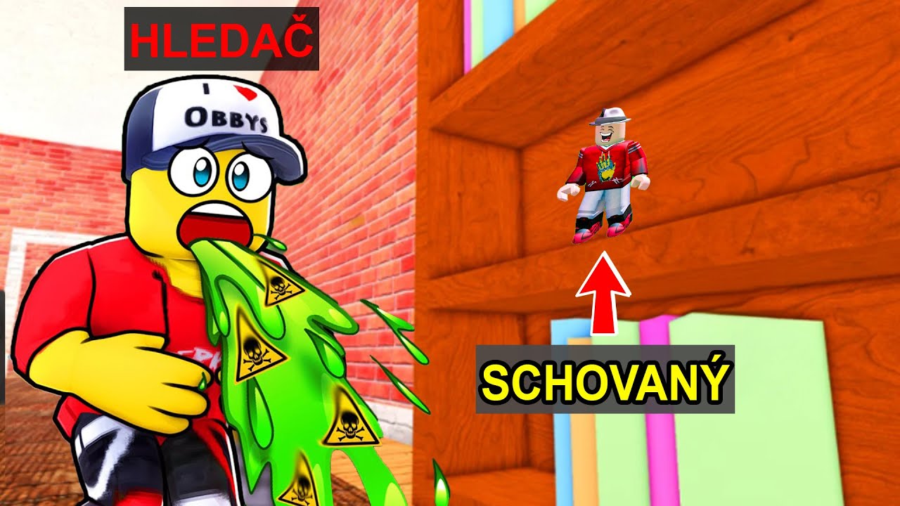ROBLOX SCHOVKA, ale POUŽÍVÁM TROLLING NA HLEDAČE! (Roblox Troll & Seek) w/ @RiZiPlaysTV