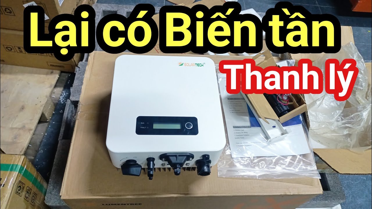Shop Solar - Nhanh tay chốt, Biến tần thanh l&yacute; 3kw ho&agrave; lưới b&aacute;m tải điện mặt trời