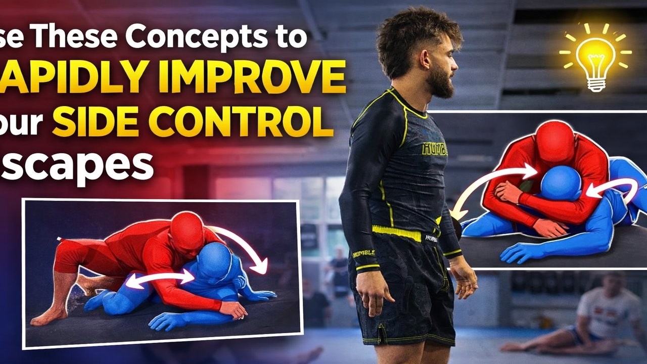 Use These Concepts to Rapidly Improve Your Side Control Escapes