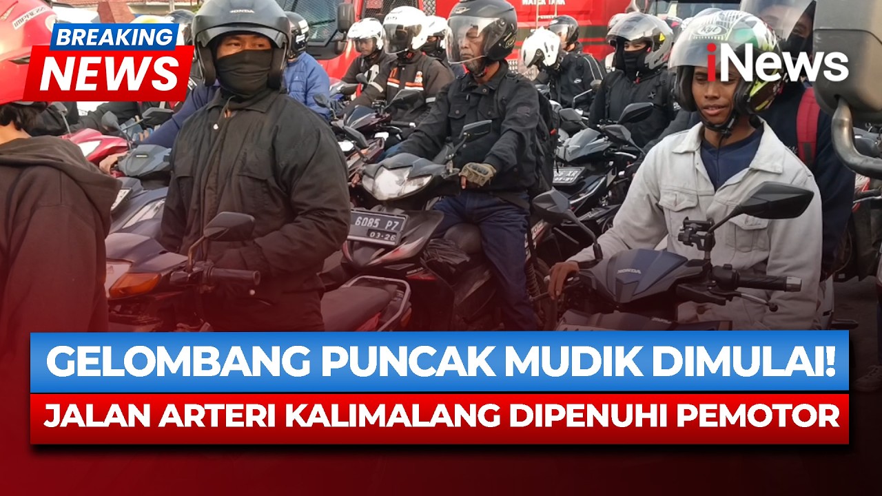 BREAKING NEWS! Jalan Arteri Kalimalang Diserbu Ribuan Pemudik Motor yang Mudik Lebih Awal
