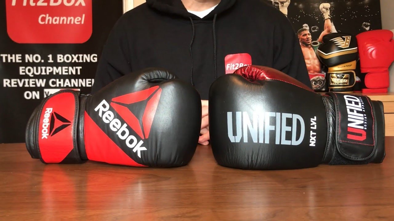 UNIFIED BOXING APPAREL NEXT LVL VS REEBOK BOXING GLOVES VALUE BELT QUARTER FINAL No.1