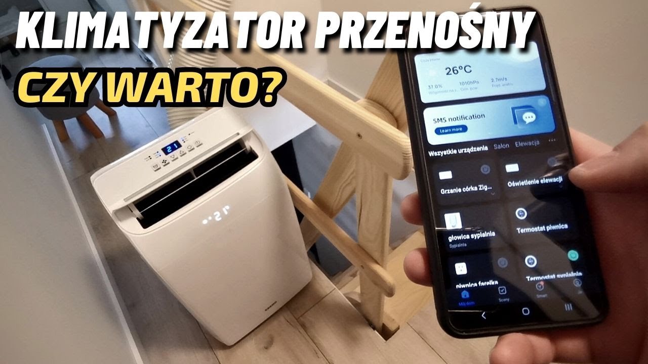 KLIMATYZATOR PRZENOŚNY - CZY WARTO? - WADY I ZALETY - TEST RECENZJA EBERG ELIO wifi Tuya Smart Life