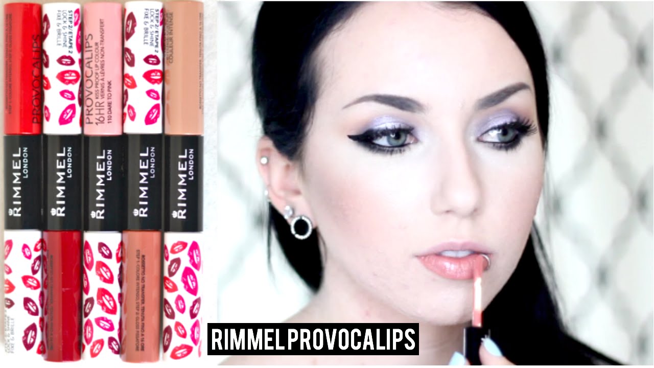 NEW RIMMEL PROVOCALIPS REVIEW, TRY ON & PICKLE TEST