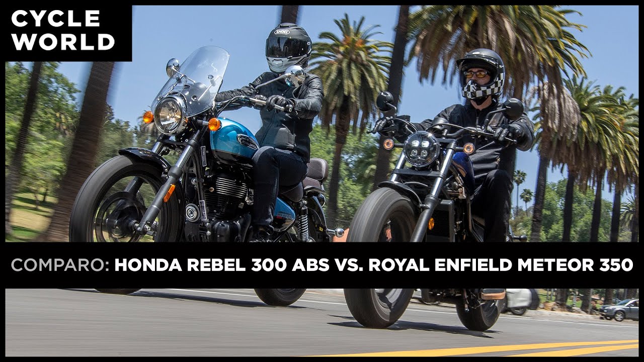 2021 Honda Rebel 300 ABS vs 2021 Royal Enfield Meteor 350