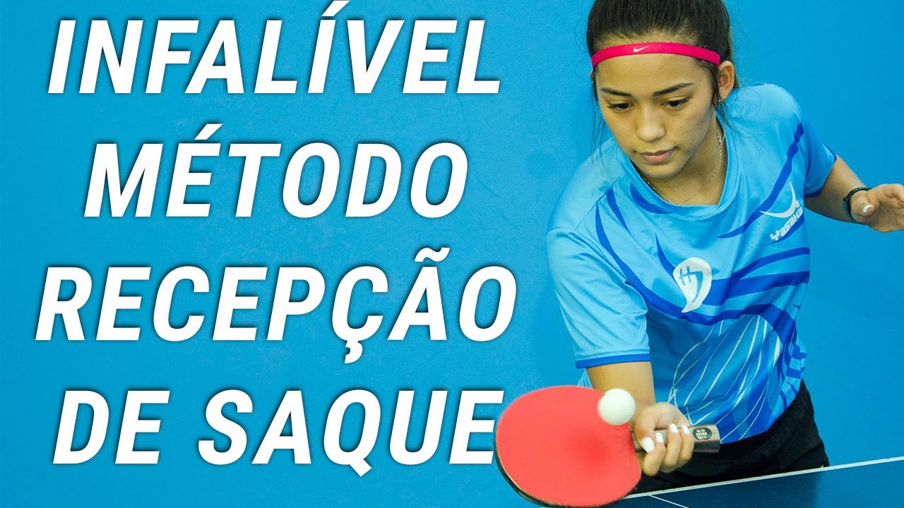 RECEPÇÃO DE SAQUE INVERTIDO no tênis de mesa-ping pong