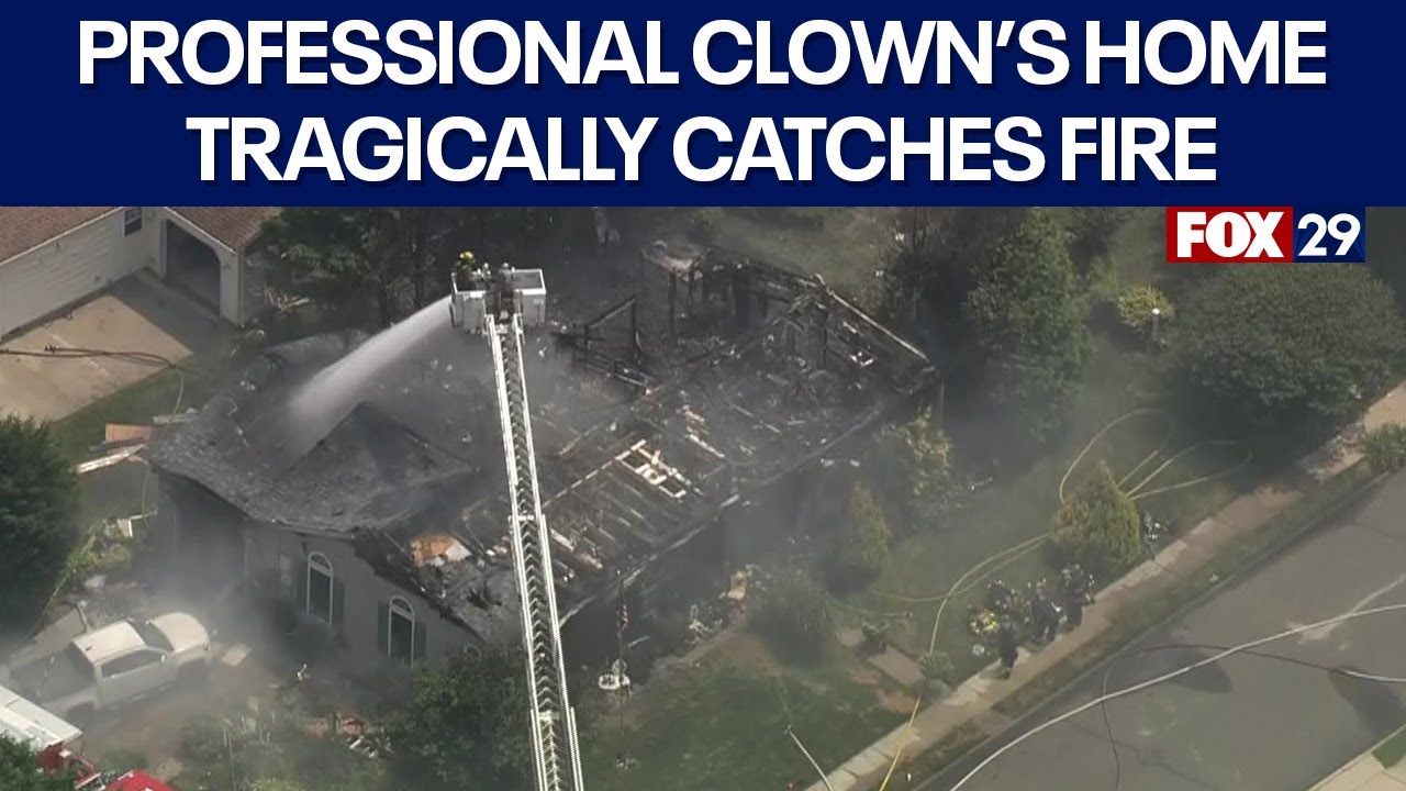 Woman gardening when her house catches fire in New Jersey
