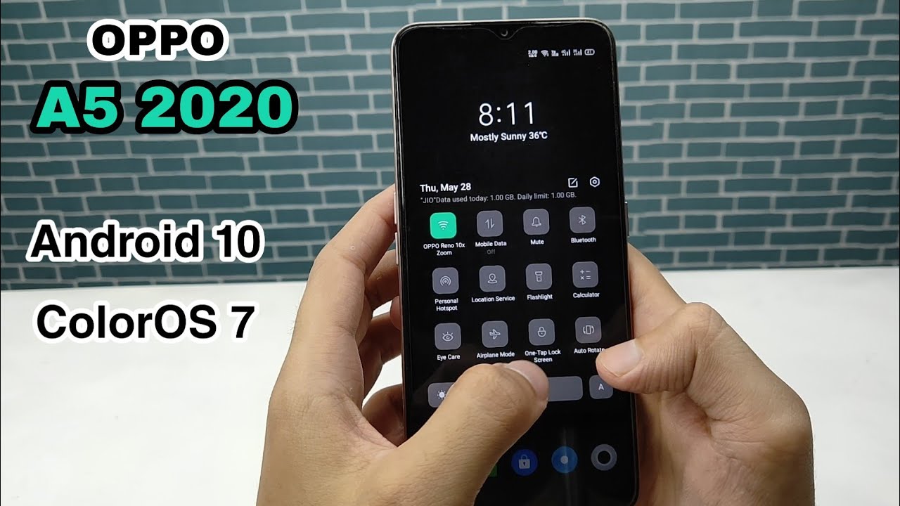 Oppo A5 2020 ColorOS 7.1 + Android 10 Update