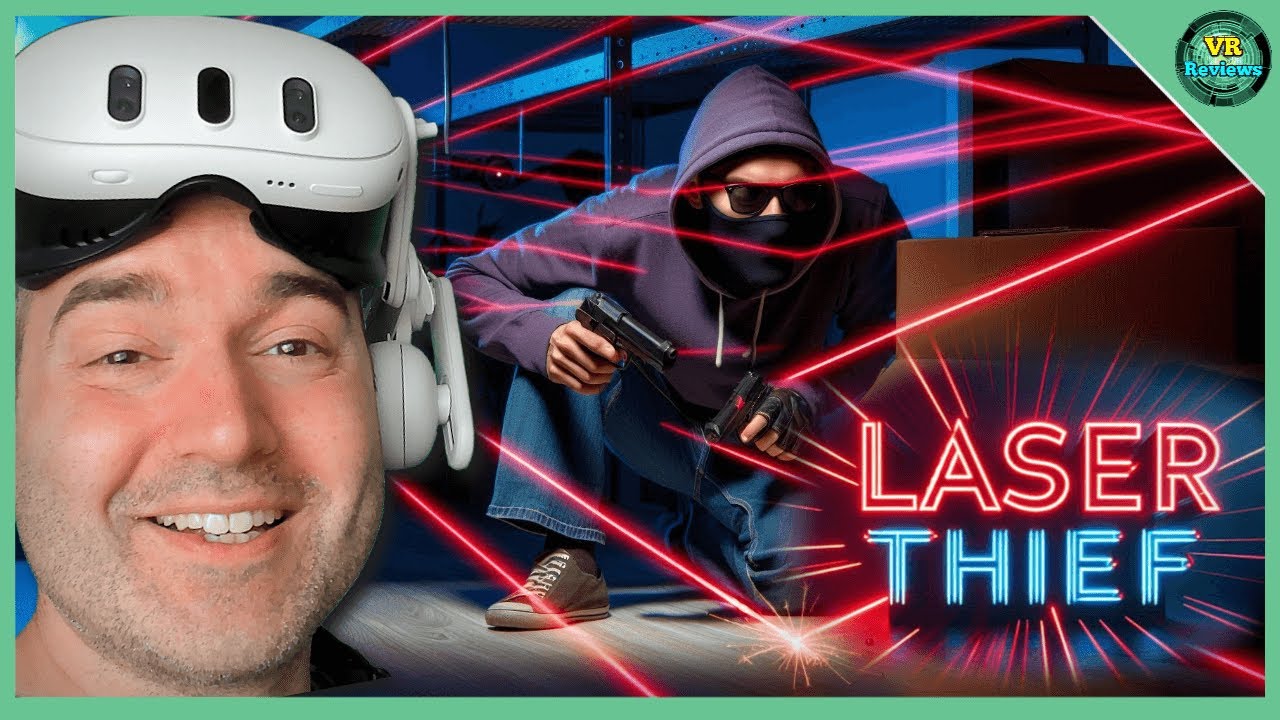 Laser Thief для Meta Quest 3: лучший опыт ограбления в смешанной реальности в масштабе комнаты!