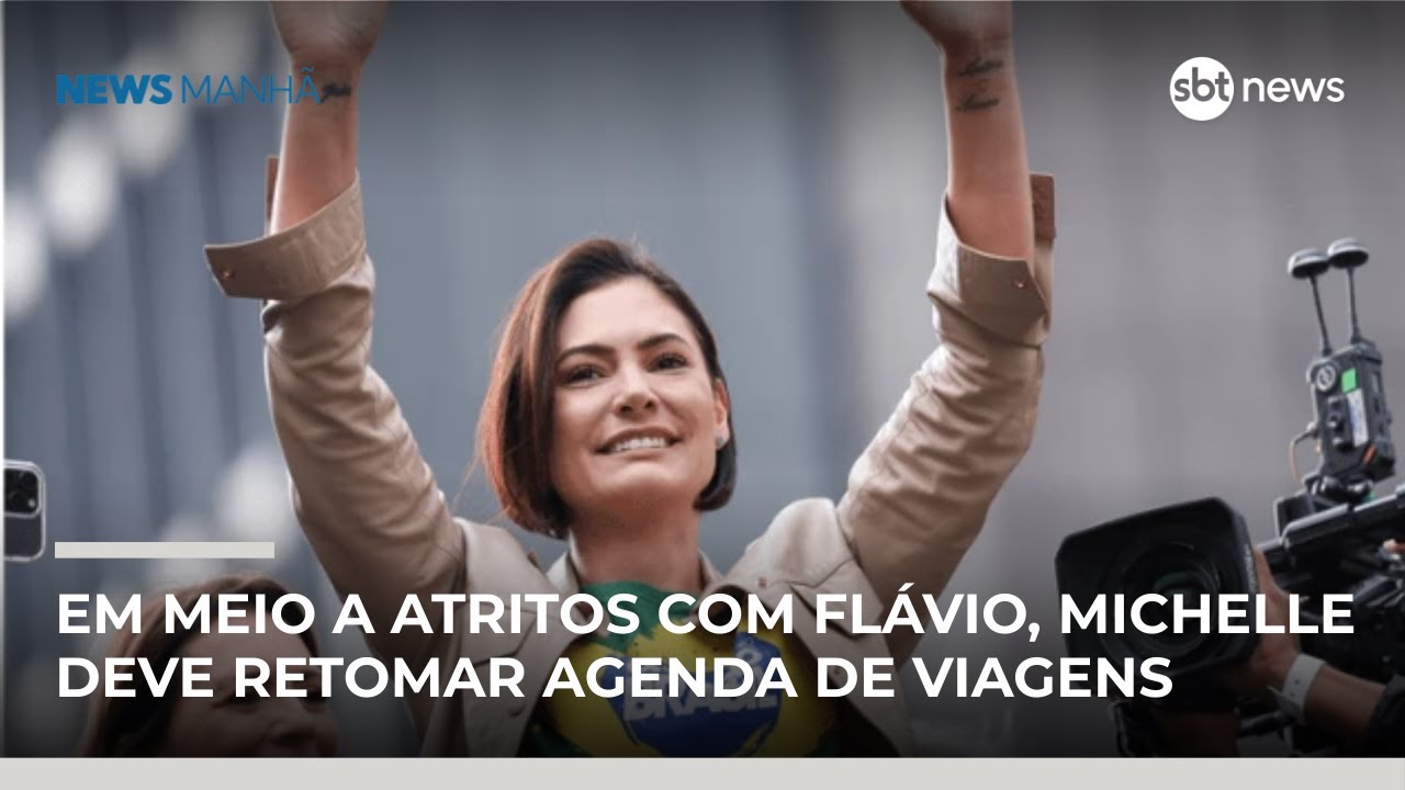 Marcela Mattos: em atritos com Fl&aacute;vio, Michelle deve retomar agenda de viagens | #NewsManh&atilde;