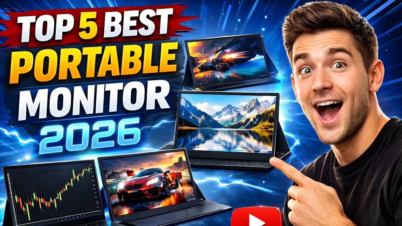 Best Portable Monitors 2026 | 4K & Full HD USB-C Monitors for Laptop, Phone & Gaming