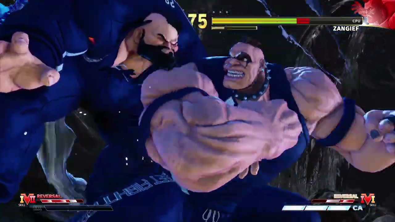 STREET FIGHTER V Abigail vs Zangief