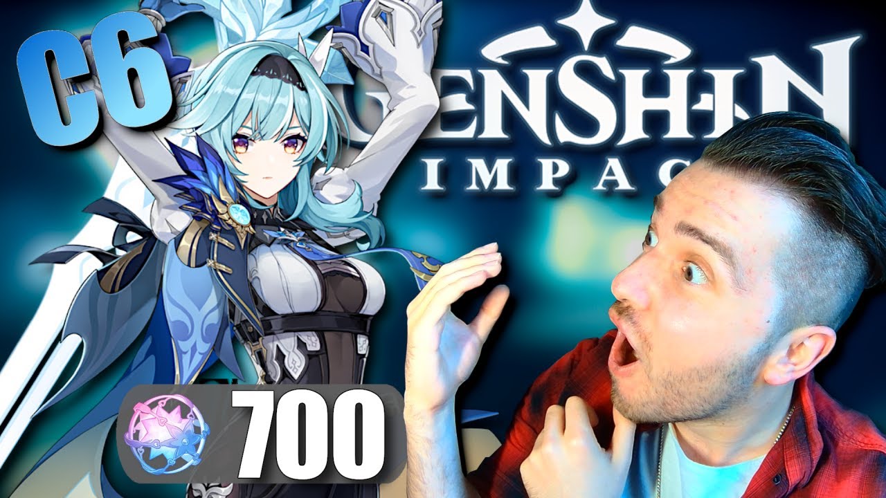 ÜBER 700 PULLS auf EULA! SCHAFFEN WIR C6 + Waffe!? UNNORMALES GLÜCK!? Eula Pulls I Genshin Impact