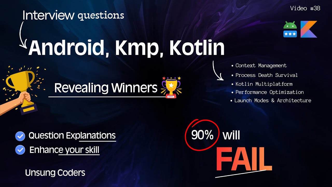 Revealing Answers and Winner, Kotlin Interview questions || Kmp || Android [HINDI]