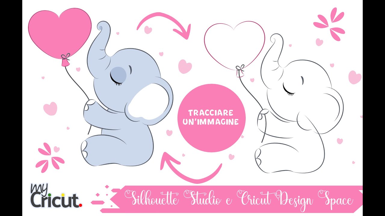 Come tracciare un'immagine con Cricut Design Space e Silhouette Studio. Tutorial