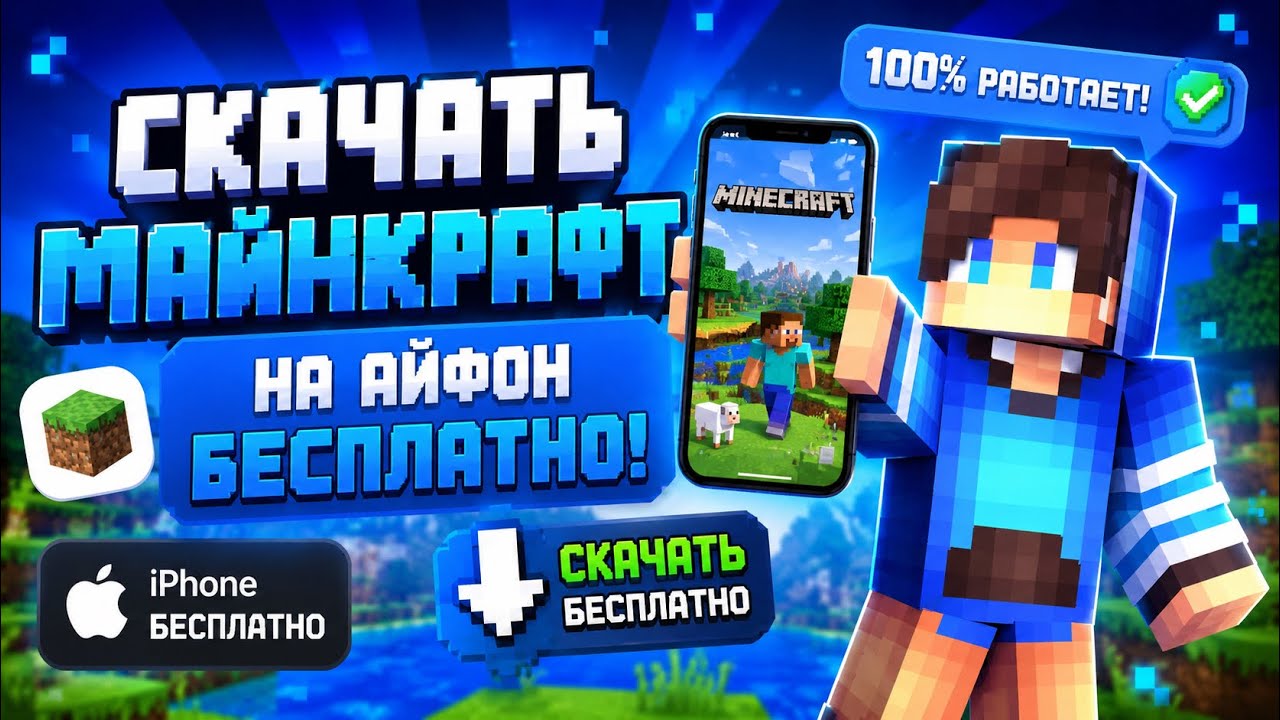 САМЫЙ БЫСТРЫЙ СПОСОБ СКАЧАТЬ МАЙНКРАФТ НА АЙФОН!!!Быстрое СКАЧИВАНИЕ! mc.agerapvp.club