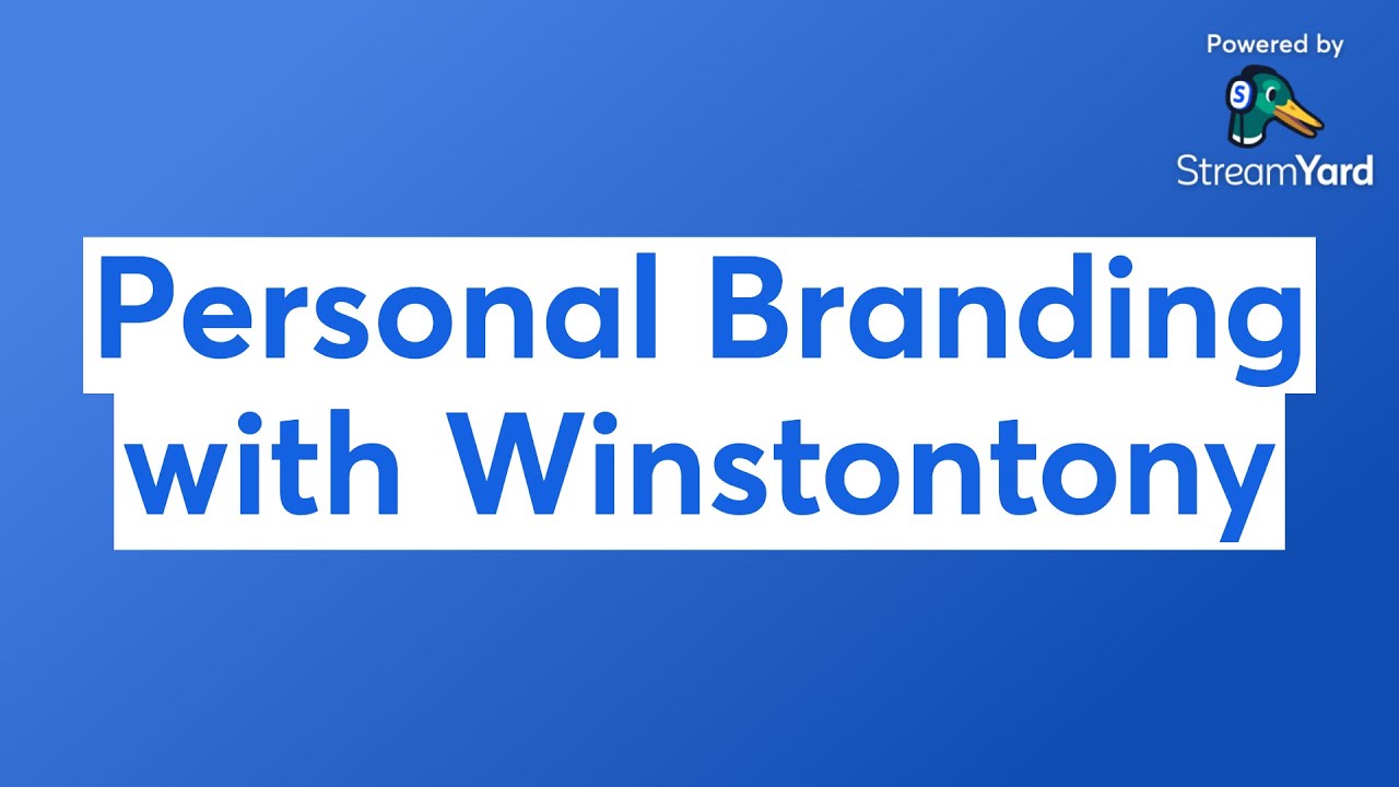 Storytelling as a Personal Branding Tool with Winston 📱
