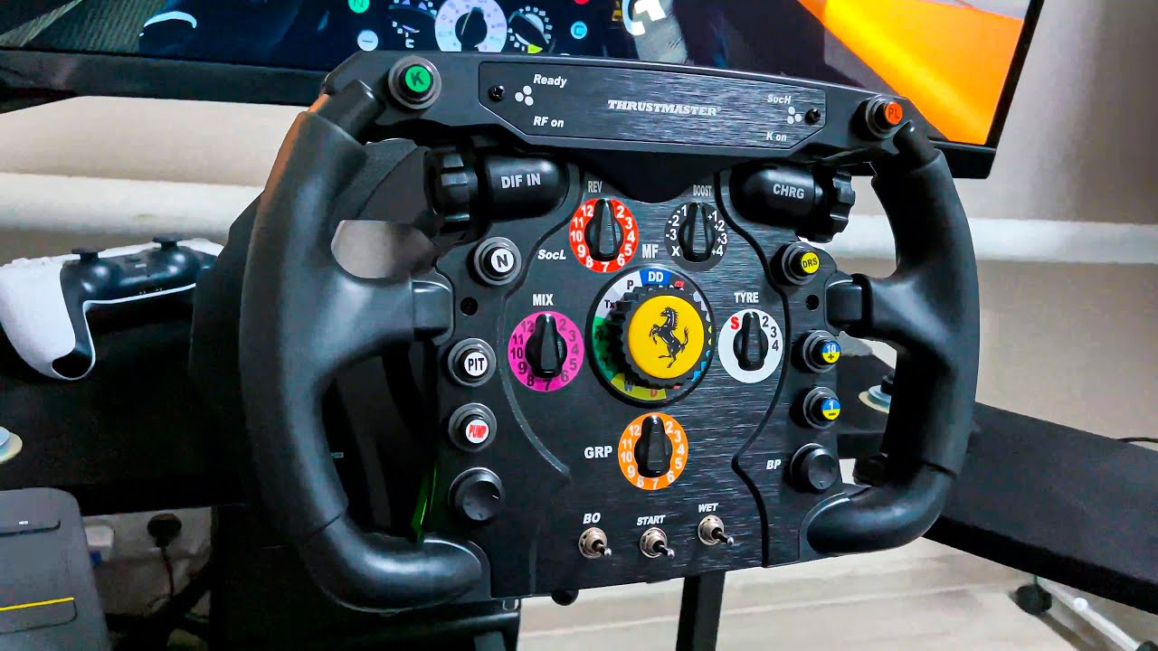 WHEEL FERRARI 150º ITALIA | THRUSTMASTER FERRARI F1 WHEEL ADD-ON | QUICK REVIEW AND HOT LAP