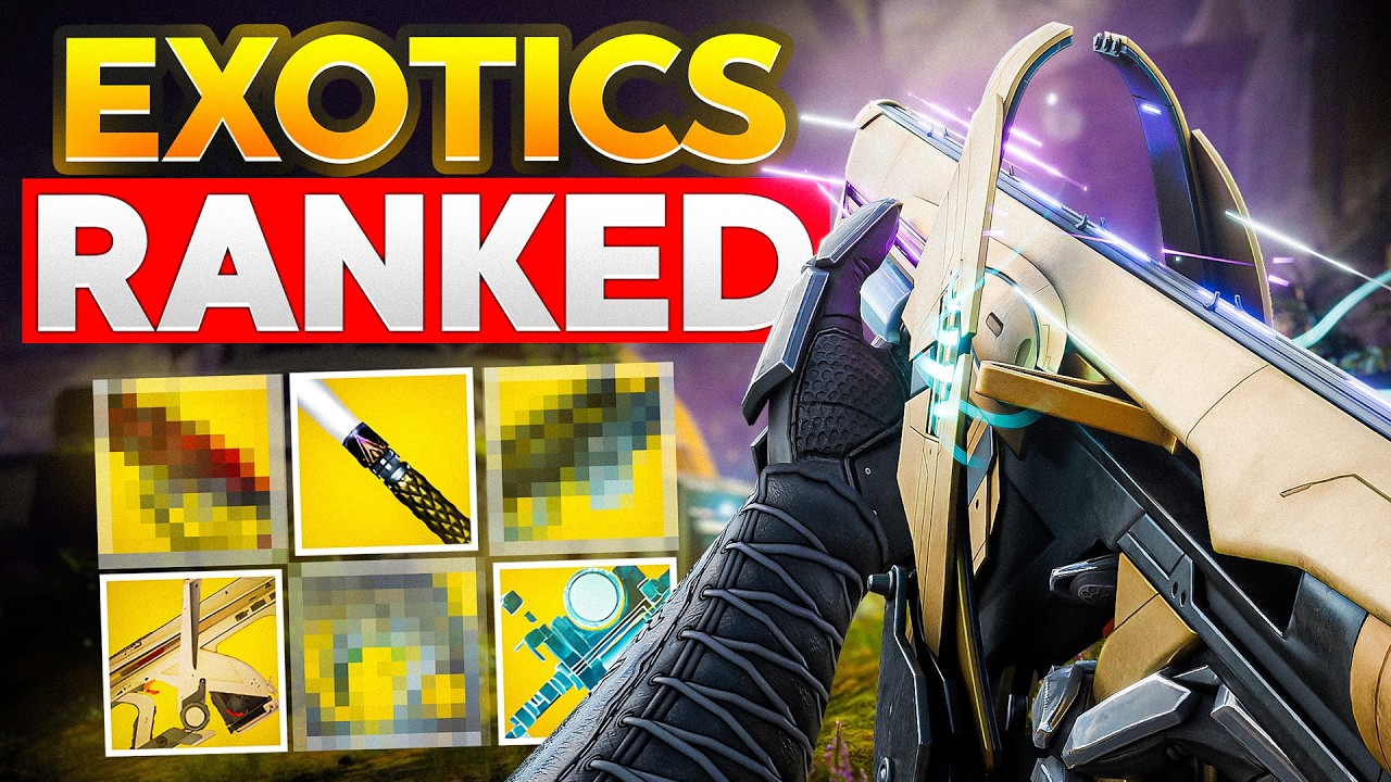Рейтинг ВСЕХ экзотических видов оружия из миссий в Destiny 2 | От худшего к лучшему!