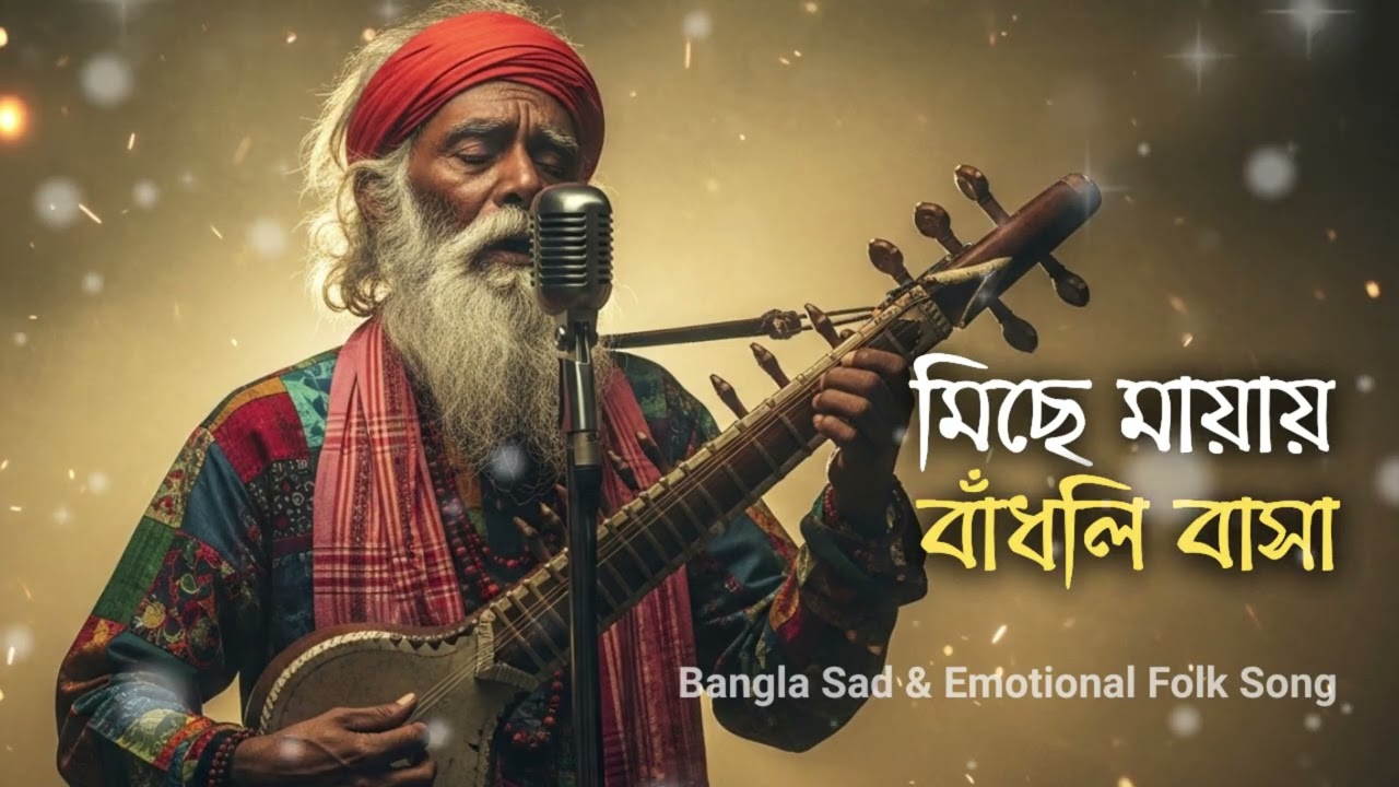মিছে মায়ায় বাঁধলি বাসা | Bangla New Folk Song | Sad Baul Gaan  | Dehototto Folk Song| Vober Khela