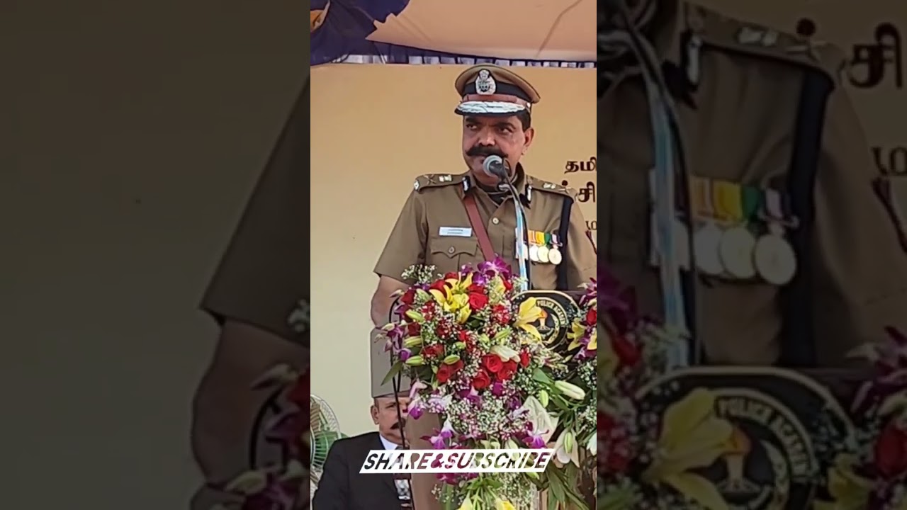 Dr. Amalraj IPS mass speech #tamilnadupolice #passingoutparade #motivation #samsunggalaxys22ultra