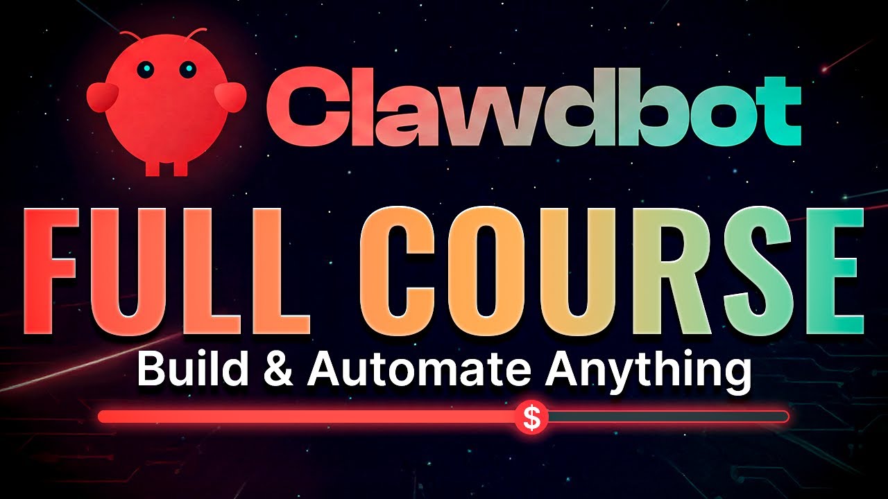 Clawdbot/Moltbot FULL COURSE 3 HOURS (Build & Automate Anything)