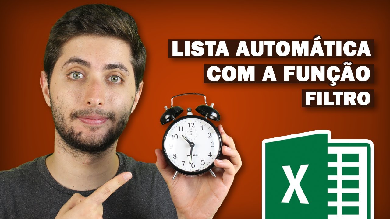 Fun&ccedil;&atilde;o FILTRO para criar Listas Autom&aacute;ticas no Excel