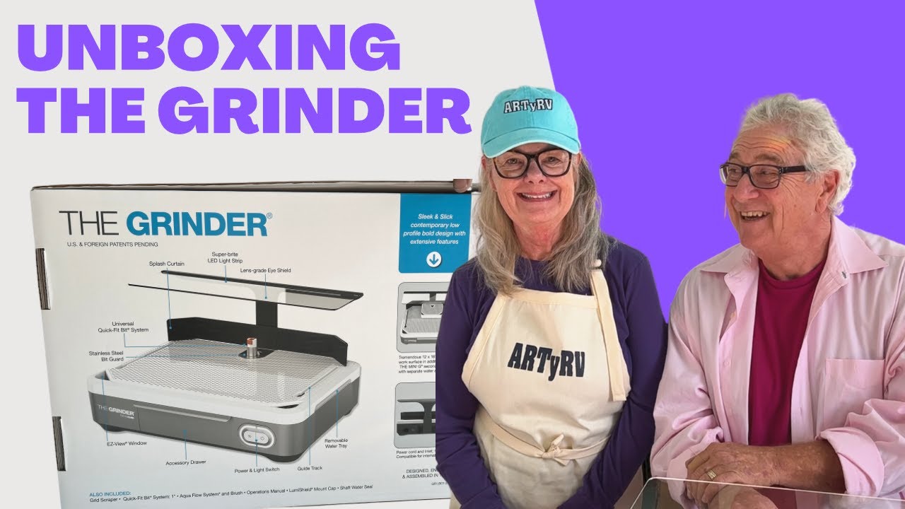 The Grinder for Stained Glass Grinding