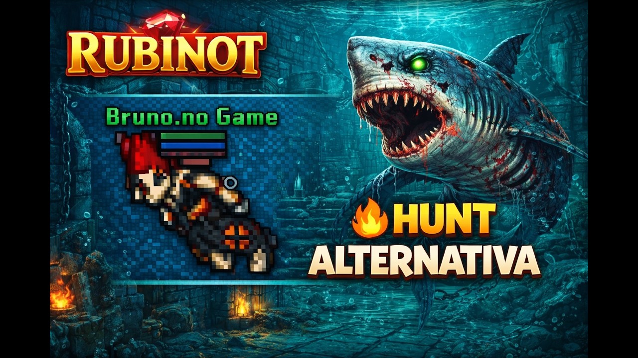 RUBINOT MONK 600+ [HUNT ALTERNATIVA TUBARÃO]