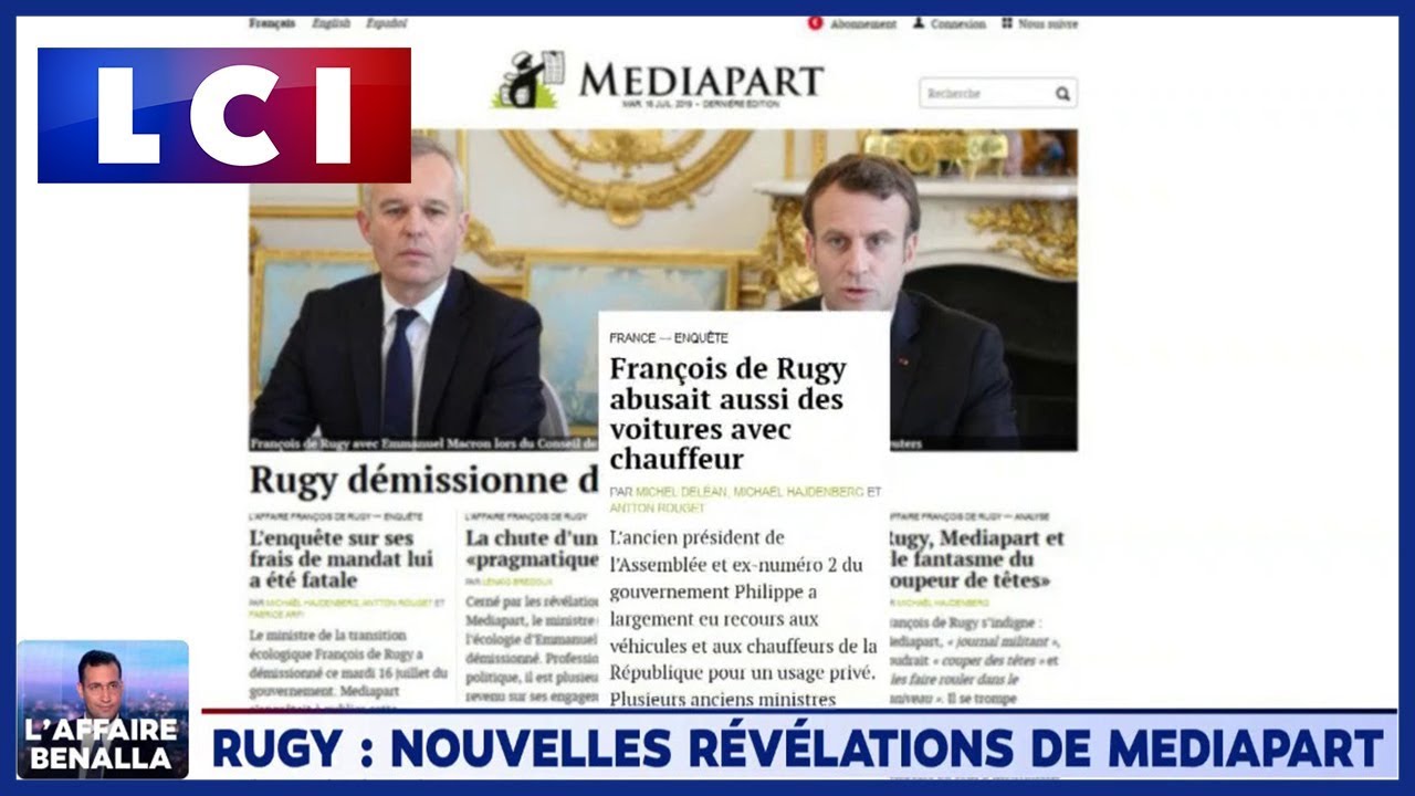 Mediapart &eacute;pingle Fran&ccedil;ois de Rugy sur l&rsquo;utilisation de ses frais de mandat