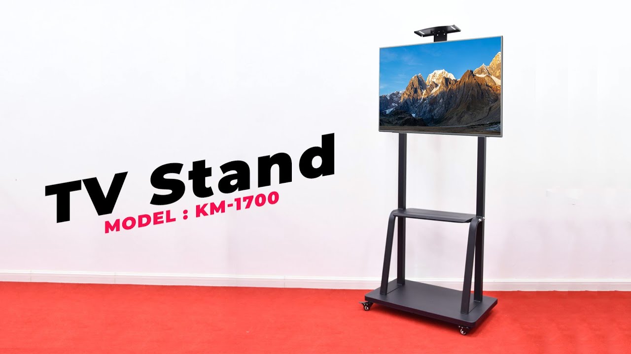 How to assemble TV Stand KM 1700 / สาธิตวิธีการประกอบ ขาตั้งทีวี แบบเคลื่อนที่ได้ KM 1700