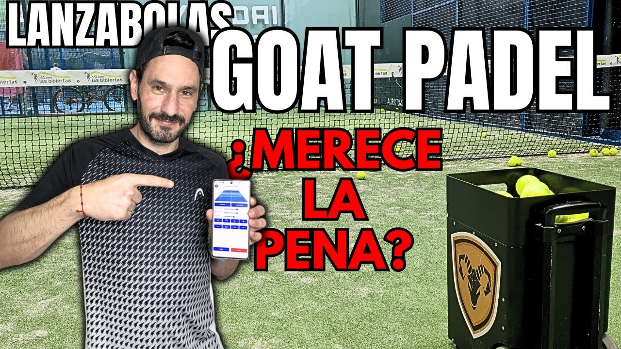 GOAT PADEL ¡Un lanzabolas TOP para tus entrenos de #padel!