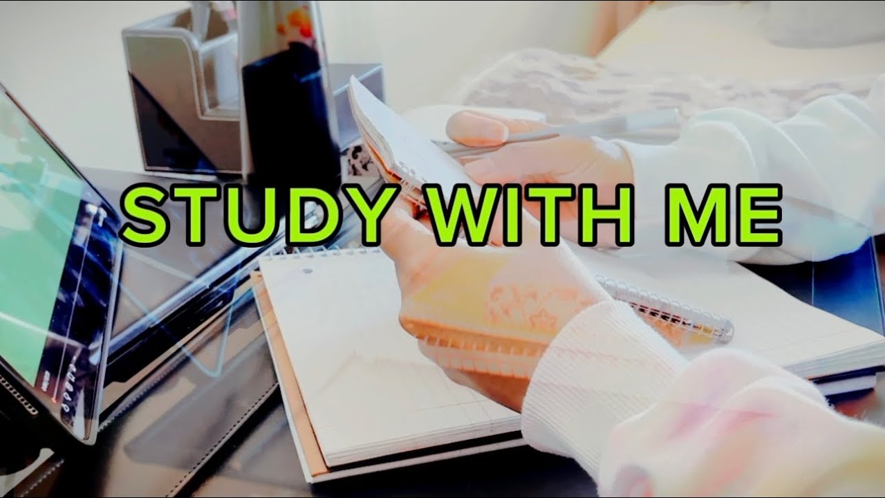 1 hour/ Study With Me / Silent Study / Cho Cho