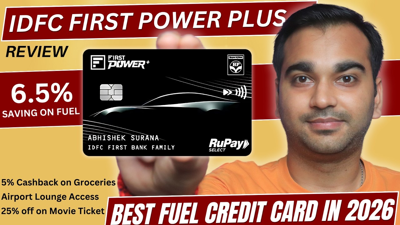 Best Fuel Card Ever? IDFC First Power Plus Credit Card Review (6.5% Savings!)
