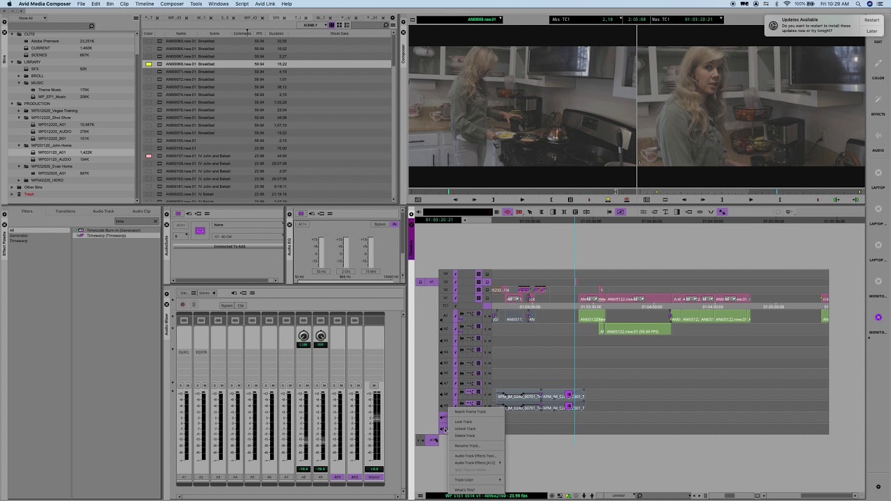 Changing Stereo Clip to Mono in AVID MEDIA COMPOSER