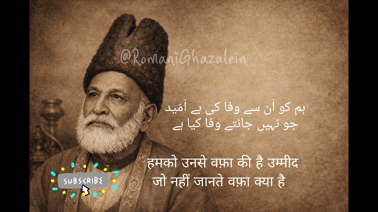 Dil-e-nadan tujhe howa kya haiدِلِ ناداں تجھے ہوا کیا ہے| Mirza Ghalib ghazal.#song #viral #trending