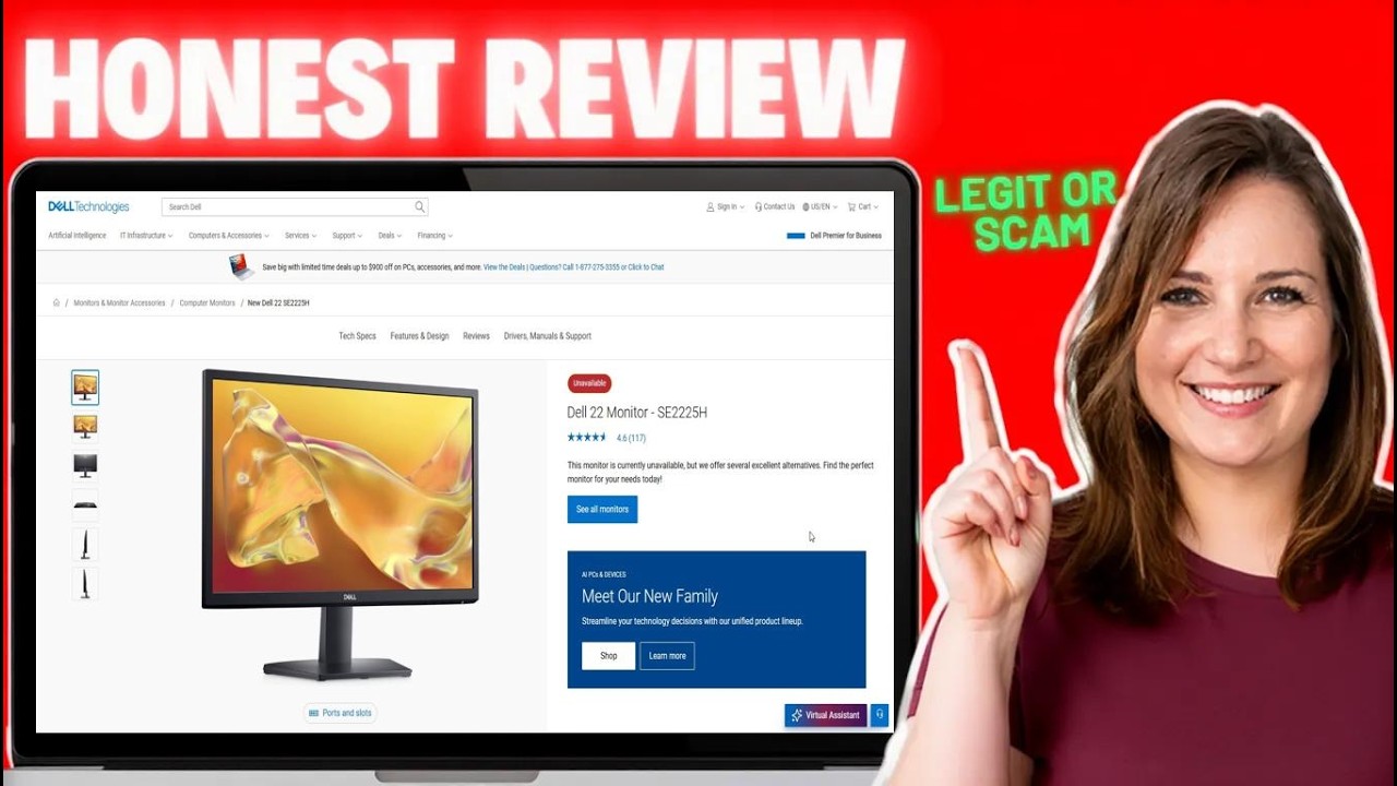 Dell SE2225H Monitor Review: Display Quality & Workspace Setup