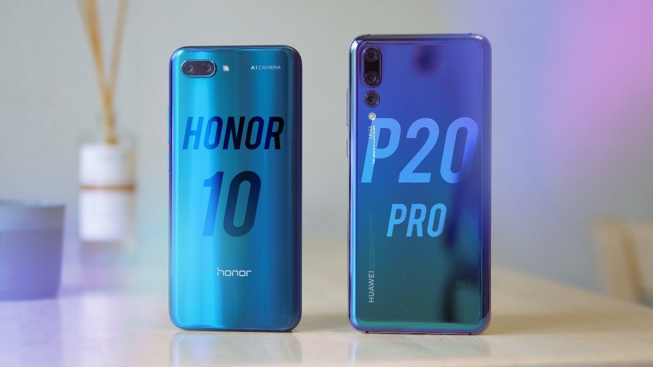 Honor 10 против Huawei P20 Pro. Стоит ли переплачивать? [4k]