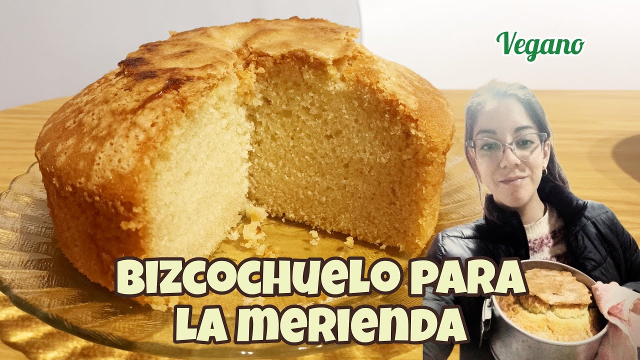 ✅️ Receta de bizcochuelo de vainilla FACIL