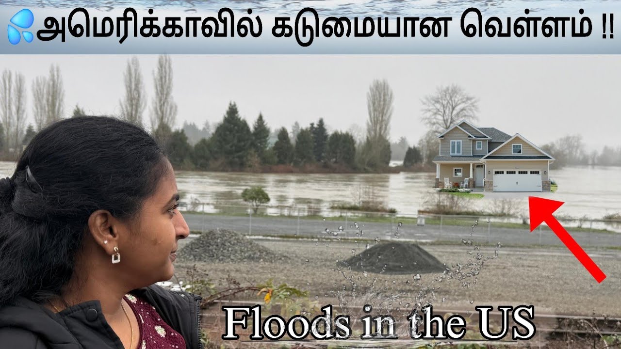 அமெரிக்காவில் வரலாறு காணாத வெள்ளம் 💦 | Floods in America | Pudhumai Sei | USA Tamil Vlog