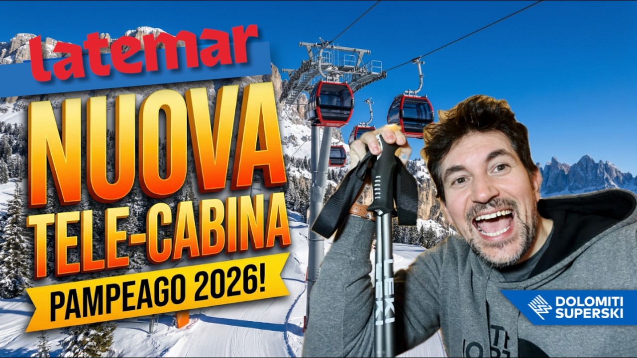 Dolomiti Latemar NOVIT&Agrave; 2026: La Telecabina che cambia tutto a PAMPEAGO