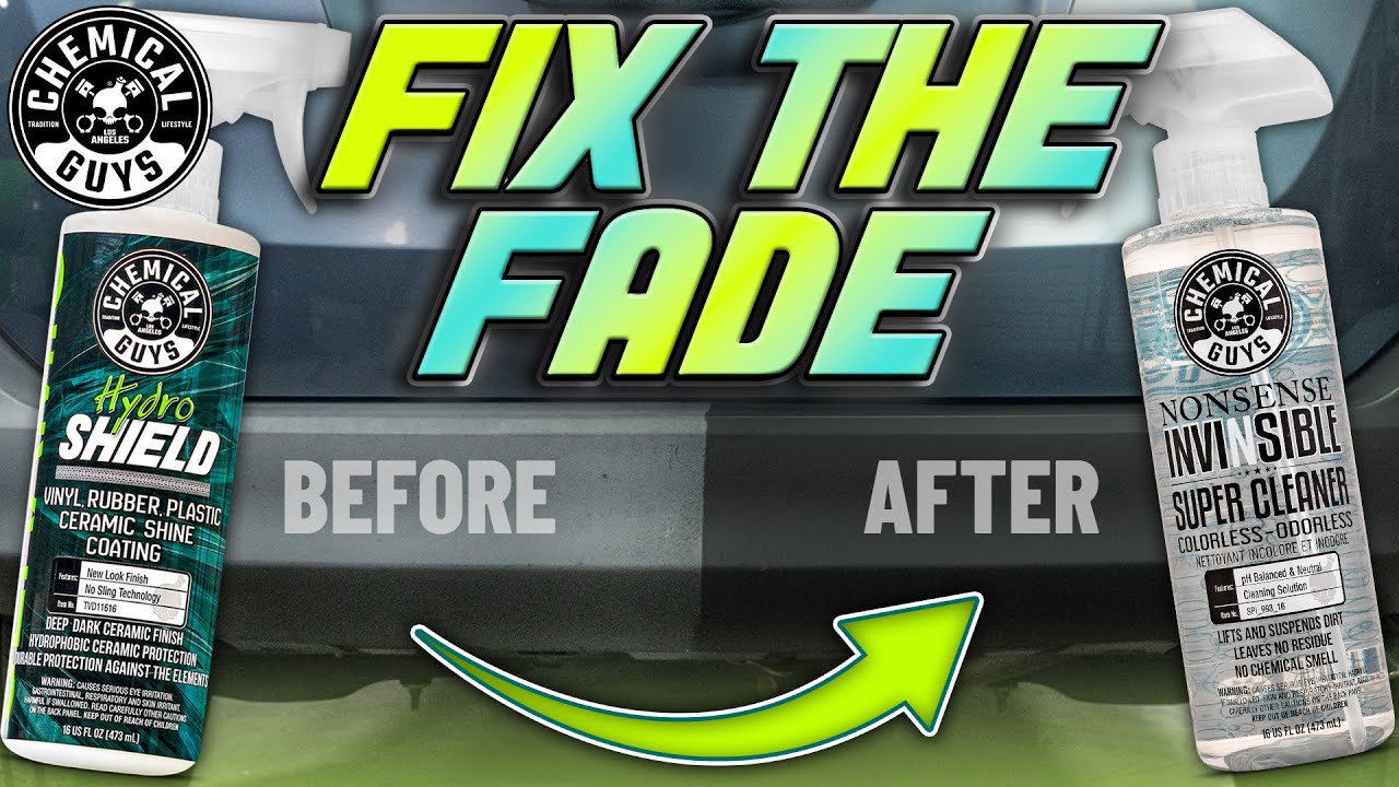 Sun-Faded Trim? Clean, Restore and Protect Your Dull, Chalky Plastics In An Instant! | Chemical Guys