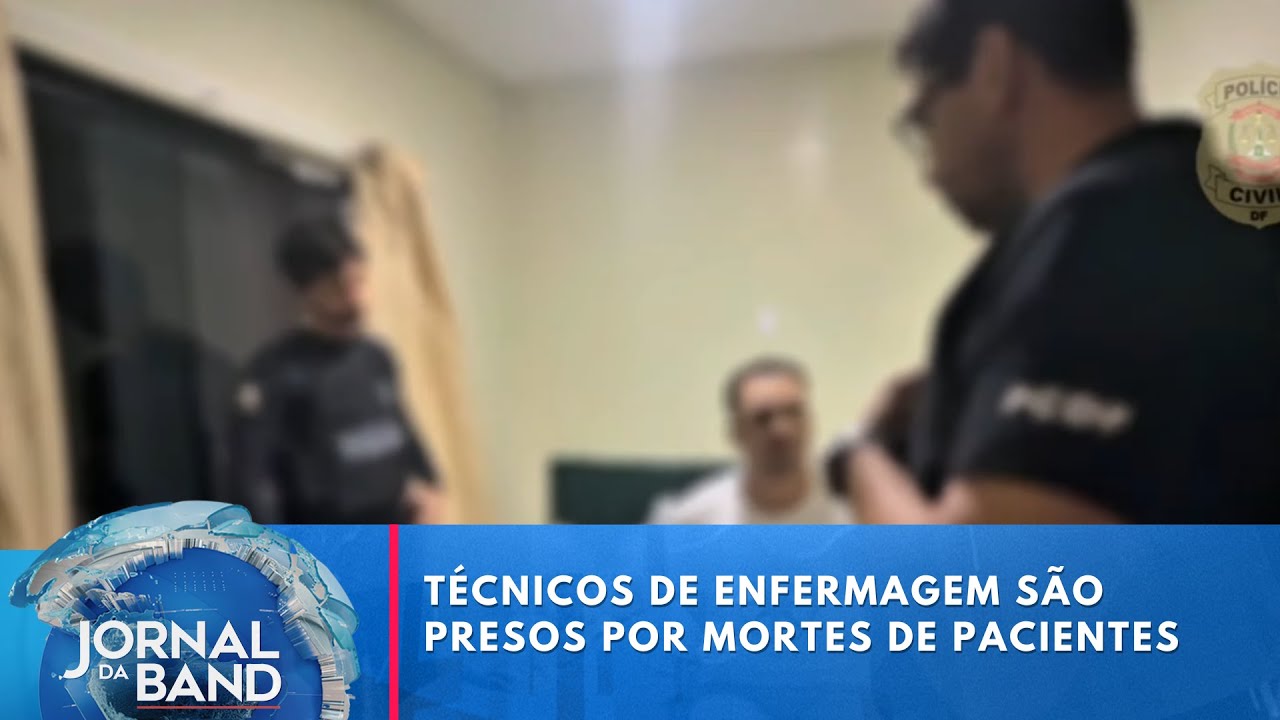 Técnicos de enfermagem são presos por suspeita de matar pacientes