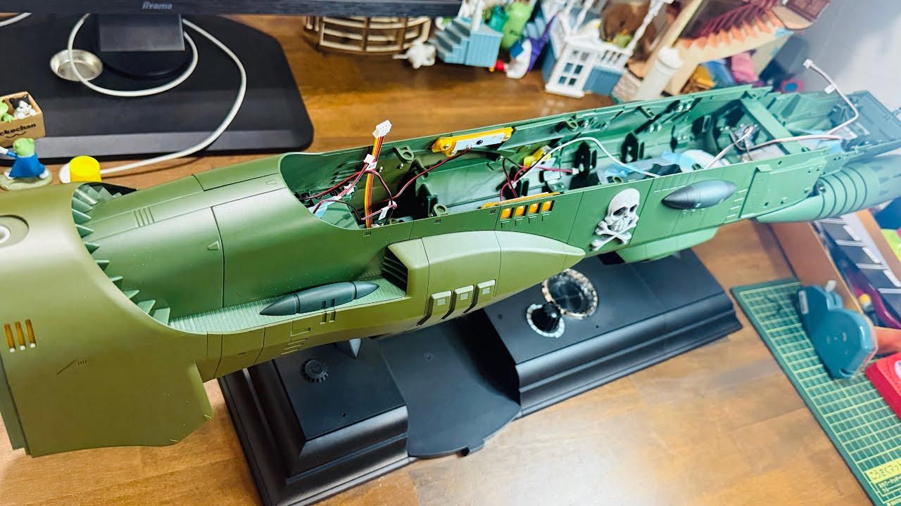 キャプテンハーロックの鑑アルカディア号2時間スペシャル83号〜85号台座完成！アシェット