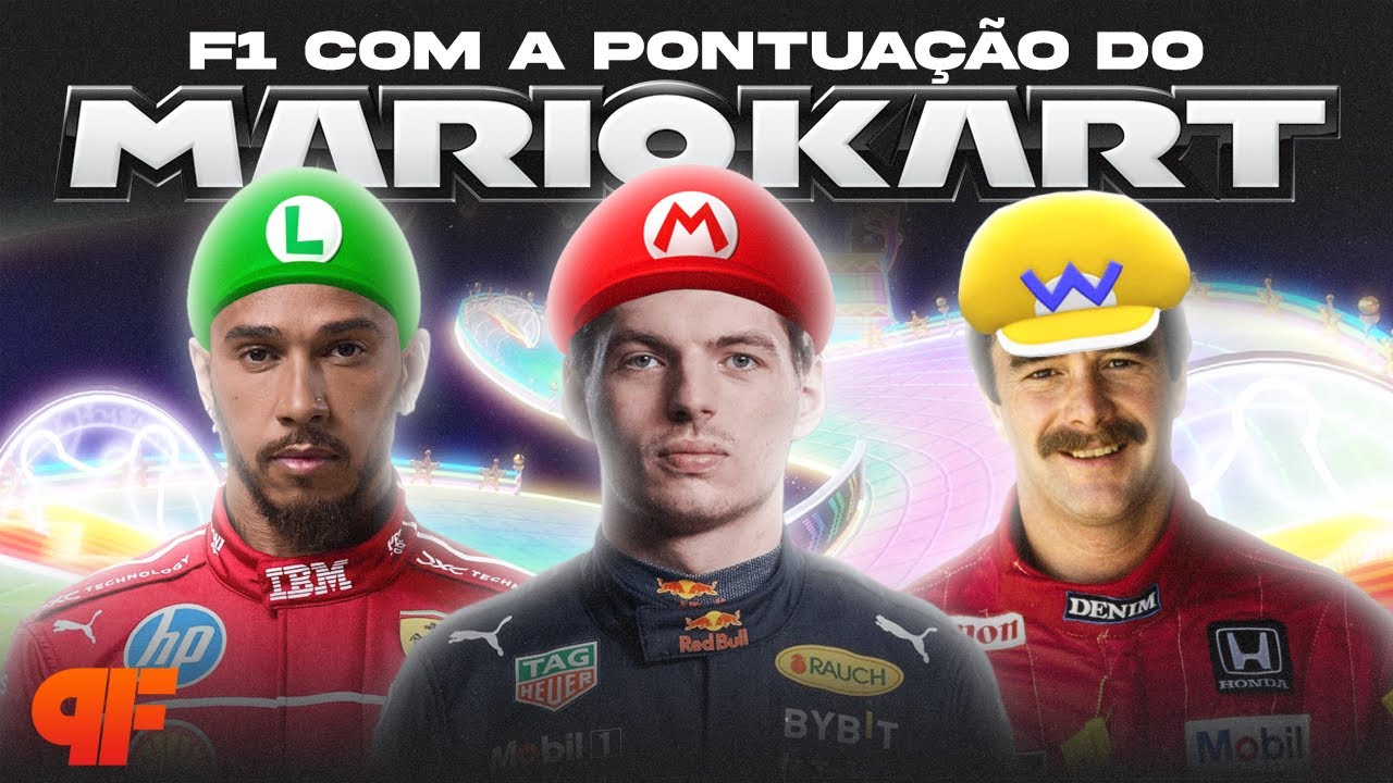 E SE A PONTUAÇÃO DA F1 FOSSE DO MARIO KART? - Experimentação #12 - Primeira Fila