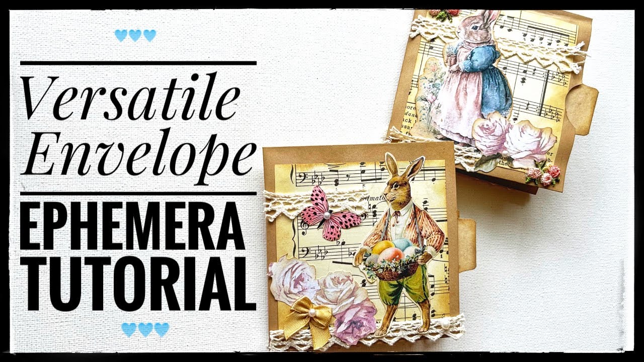Junk Journal Ephemera - Versatile Envelope Ephemera - Tutorial