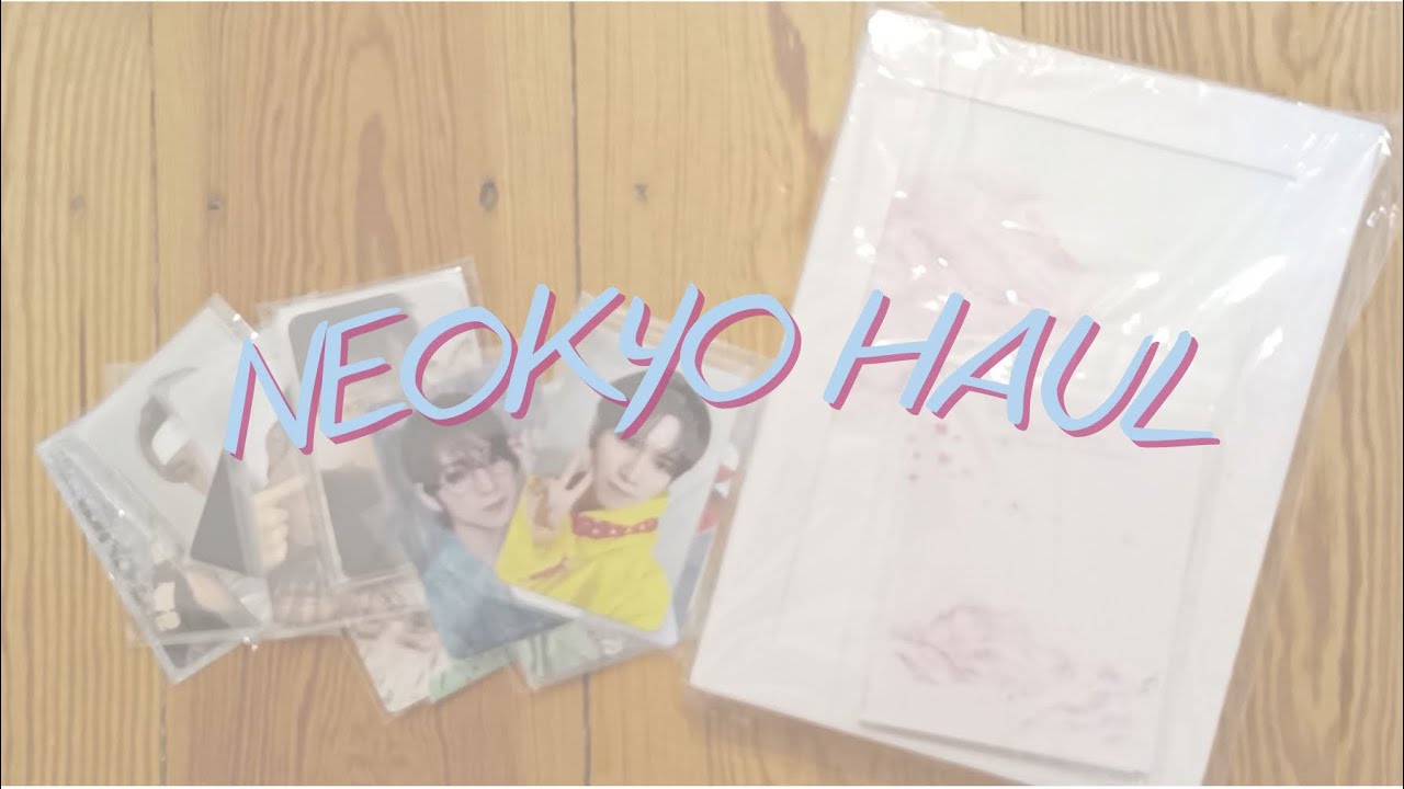 Neokyo Haul | Распаковка посылки с кпоп фотокартами из Японии / ateez, nct, toz, the boyz, evnne