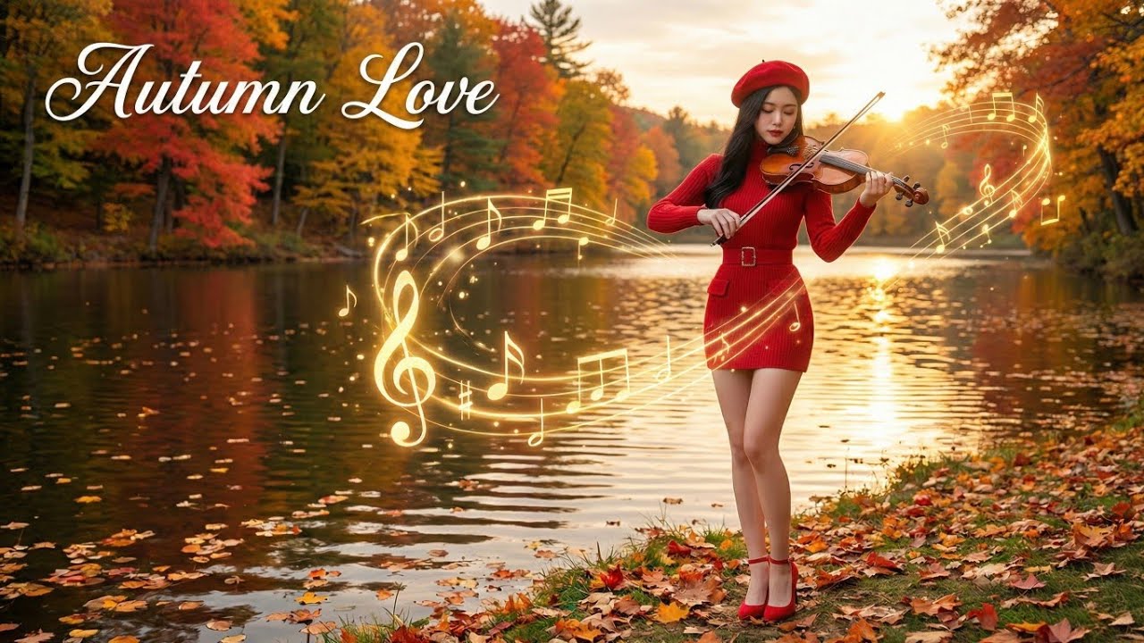 Autumn Romance Violin – Gentle Love Melodies for Relaxing Nights